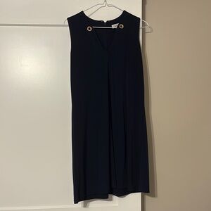 Calvin Klein Black Sleeveless Sheath Dress